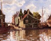 克劳德 莫奈 : Canal in Zaandam